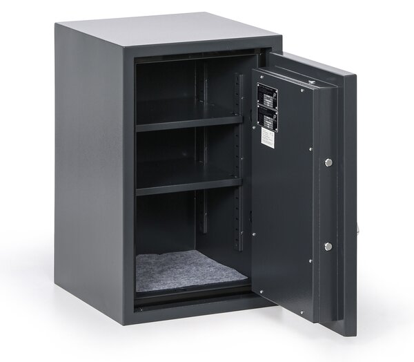 Ohnivzdorný nábytkový trezor s elektronickým zámkom, trieda S2, 690 x 440 x 435 mm