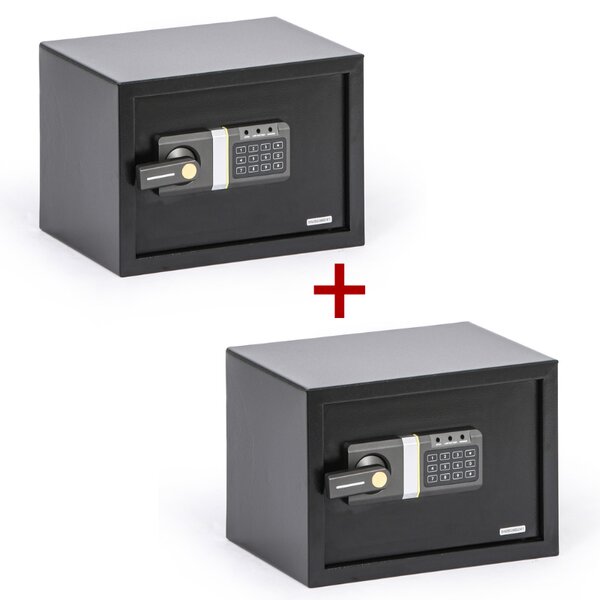 Nábytkový sejf s elektronickým zámkom 1+1 ZADARMO, 250 x 350 x 250 mm