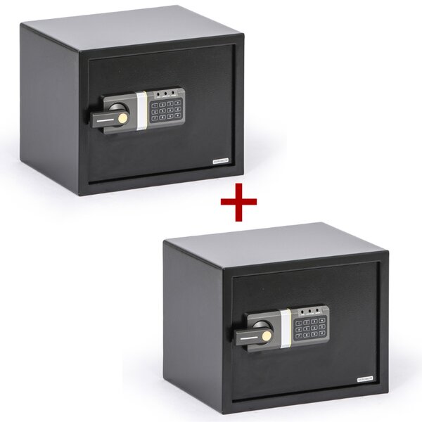 Nábytkový sejf s elektronickým zámkom 1+1 ZADARMO, 300 x 380 x 300 mm