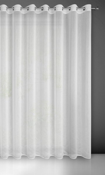 ZÁCLONA NA KRÚŽKOCH LUNA 300 CM X 250 CM BIELA