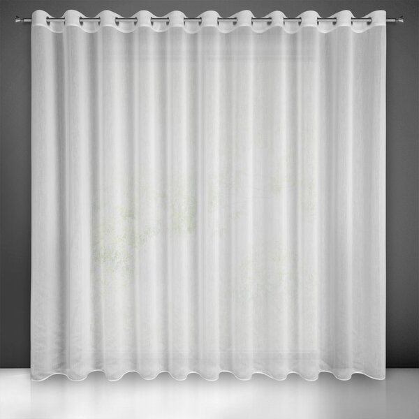 ZÁCLONA NA KRÚŽKOCH LUNA 300 CM X 250 CM BIELA