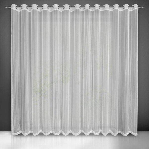 ZÁCLONA NA KRÚŽKOCH NOELIA 300 CM X 250 CM BIELA
