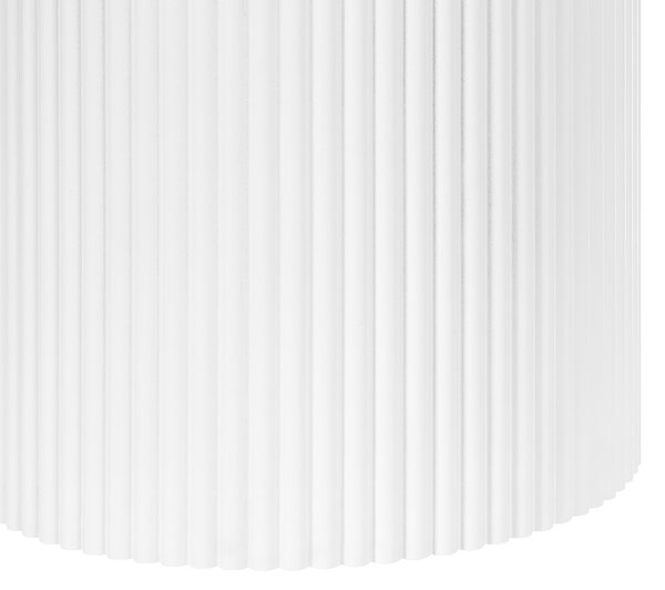 Konferenčný stolík biely MDF okrúhly ⌀ 60 cm klasický moderný dizajn nábytok do obývacej izby