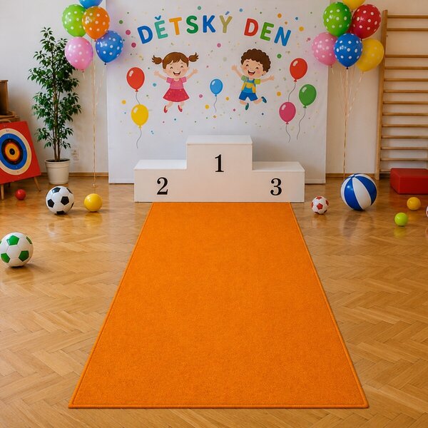 Beaulieu International Group , Behúň Destiny 0470 Orange, 80x200, oranžová, detská izba