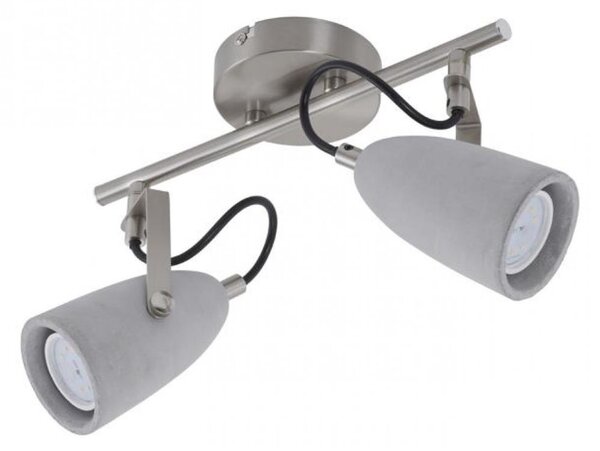 Briloner 2529-022 - LED Bodové svietidlo THIMBLE 2xGU10/5W/230V betón