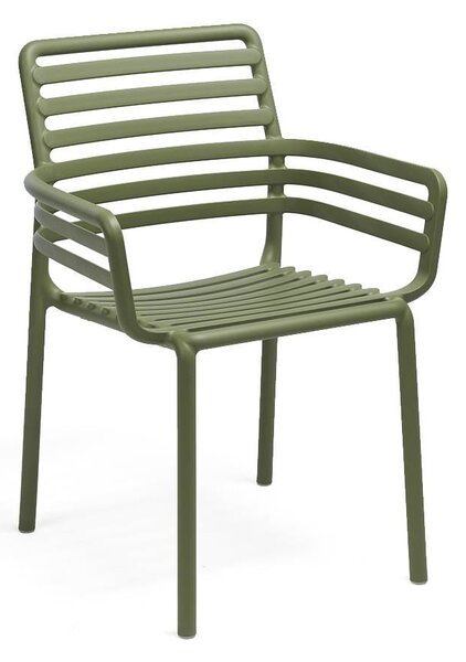 Záhradná stolička s podrúčkami Nardi DOGA ARMCHAIR Vyhotovenie: Marsala