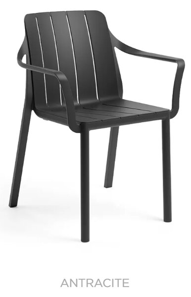 Záhradná stolička s podrúčkami Nardi TIBERINA ARMCHAIR Vyhotovenie: Corda