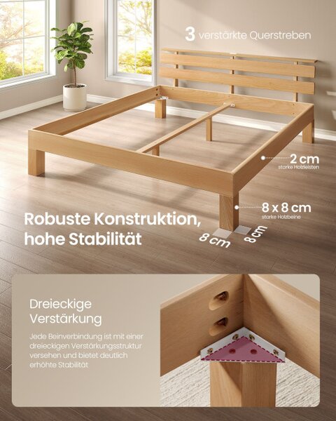 Manželská posteľ s LED osvetlením a USB 160×200 cm RMB255Y101