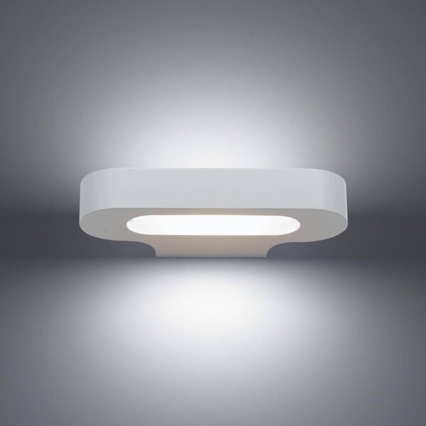 Artemide Talo nástenná lampa R7s 21cm/biela, Biela / opálová, Chodba, Hliník, Dizajn, Nástenné svietidlo