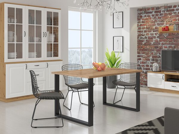Mirjan24 Jedálenský stôl Wawik 138 x 90, Farby: dub artisan 5903211034527