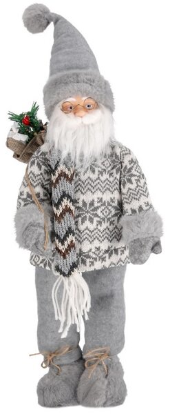 Vianočná dekorácia Santa Claus s vrecom 60 cm