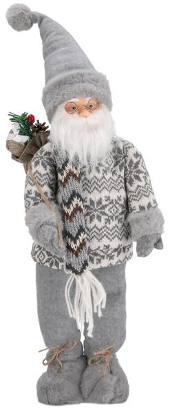 Vianočná dekorácia Santa Claus s vrecom 60 cm
