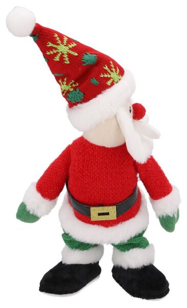 Vianočná dekorácia Santa Claus zelená / červená 40 cm