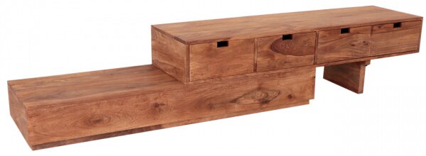 TV stolík 260x40x40 indický masív palisander