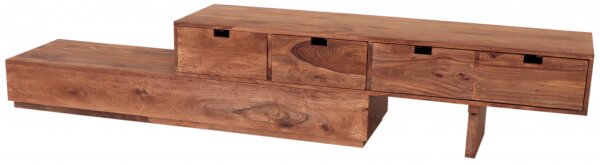 TV stolík 260x40x40 indický masív palisander