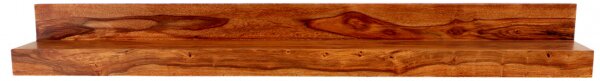 Polica na stenu Kali 150x22 indický masív palisander