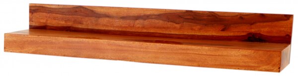 Polica na stenu Kali 100x22 indický masív palisander