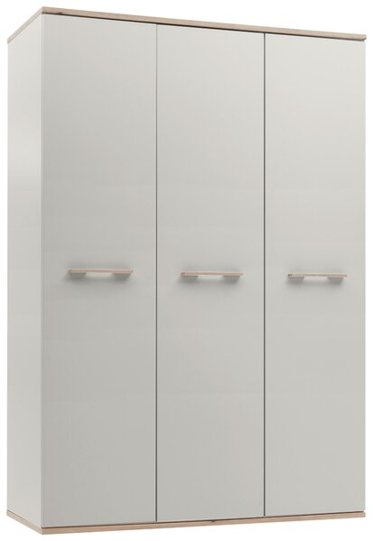 SKRIŇA S OTOČNÝMI DVERAMI, farba duba, svetlosivá, 138/203/61,5 cm Venda - Skrine