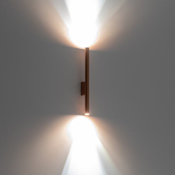 Nástenné svietidlo Nowodvorski LASER WALL COPPER 10564