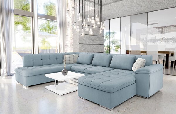 Mirjan24 Rohová sedačka Tony s funkciou spania, Dostupné poťahy: Uttario Velvet 2960 + Uttario Velvet 2960 + Senegal 818, Strana: Pravá - U 5903211034732