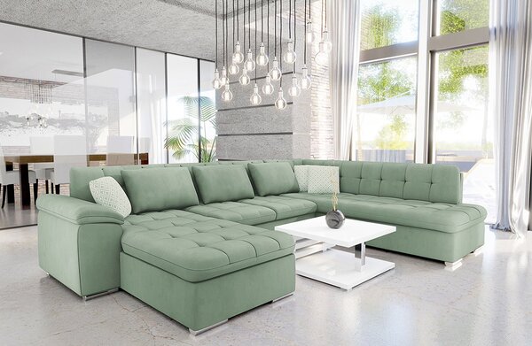 Mirjan24 Rohová sedacia súprava Tony Bis, Dostupné poťahy: Uttario Velvet 2954 + Uttario Velvet 2954 + Evo 29, Strana: Ľavá - U 5903211035081