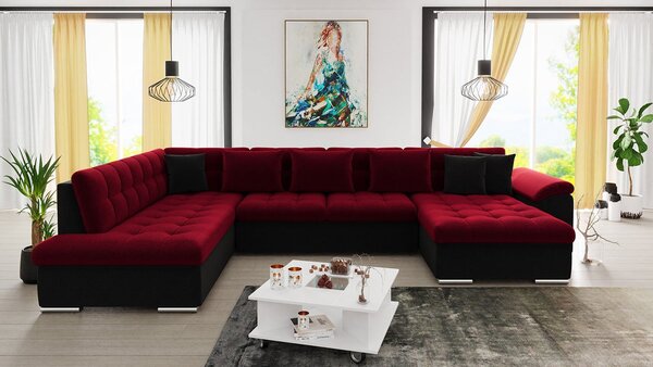 Mirjan24 Rohová sedačka Tony s funkciou spania, Dostupné poťahy: Kronos 02 + Kronos 07 + Kronos 02, Strana: Pravá - U 5903211034893