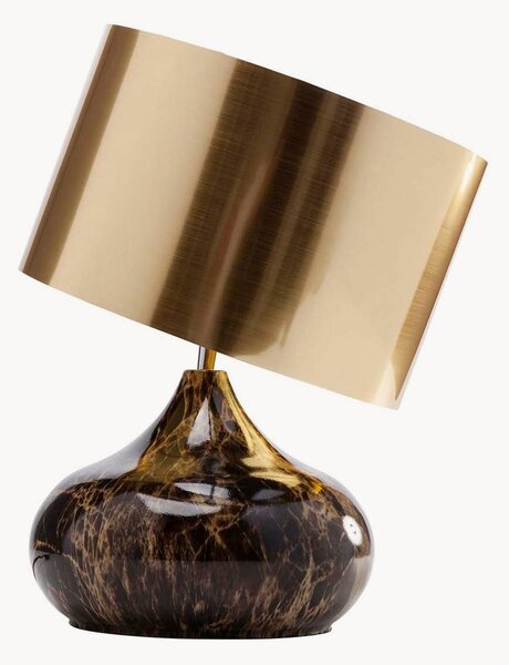 Stolová lampa v mramorovom vzhľade's nastaviteľným tienidlom Mamo Deluxe