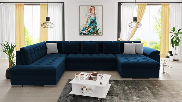 Mirjan24 Rohová sedačka Tony s funkciou spania, Dostupné poťahy: Kronos 09 + Kronos 09 + Paros 05, Strana: Pravá - U 5903211044557