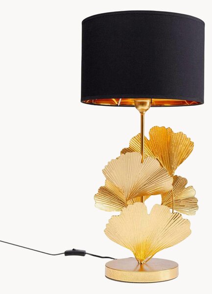 Veľká stolová lampa Flores Gold