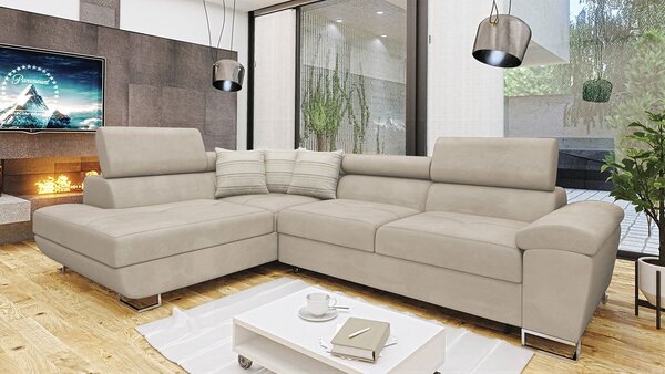 Mirjan24 Rohová sedačka Alvin, Dostupné poťahy: Uttario Velvet 2979 + Uttario Velvet 2979 + Senegal 825, Strana: ľavá 5903211042539