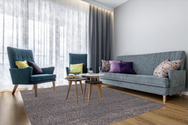 Osta , Kusový koberec Lana 0301 920, 60x120, šedá, obývacia izba