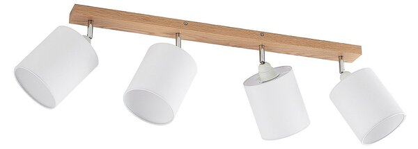 Stropné Lampa Lindby, Imarin, stmievateľné, Drevo, Obývacia izba, Drevo, Škandinávsky
