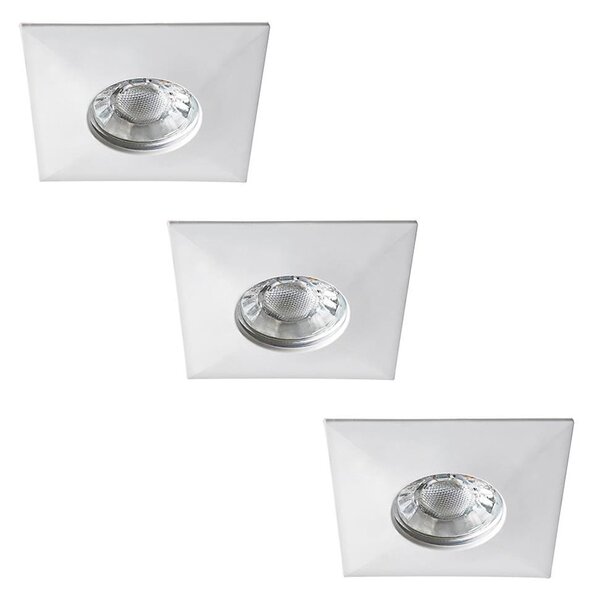 Rabalux 1080 - SADA 3x LED kúpeľňových podhľadových svietidiel RANDY LED/4W/230V hr