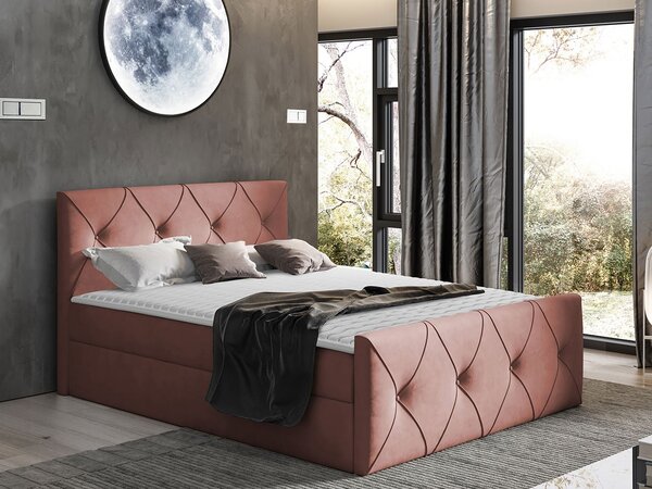 Mirjan24 Kontinentálna posteľ Blanche Lux, Rozmer postele: 200x200, Dostupné poťahy: Zetta 291 5903211048371