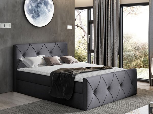Mirjan24 Kontinentálna posteľ Blanche Lux, Rozmer postele: 200x200, Dostupné poťahy: Zetta 291 5903211048371