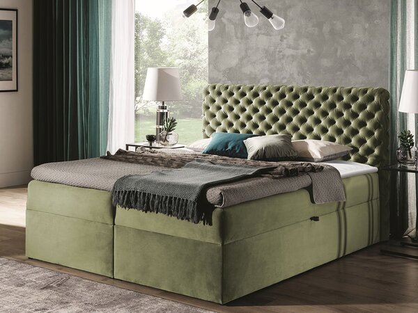 Mirjan24 Kontinentálna posteľ Tigline, Rozmer postele: 120x200, Dostupné poťahy: Magic Velvet 2206 5903211047350