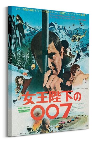 Art Group Obraz na plátne James Bond (OHMSS Foreign Language) Veľkosť: 60 x 80 cm
