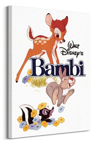 Art Group Obraz na plátne Disney Bambi (White) Veľkosť: 60 x 80 cm