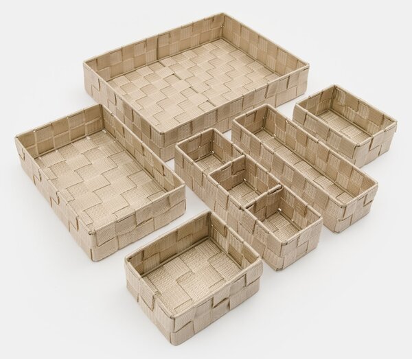 Sinsay - Súprava úložných boxov 6 pack - béžová