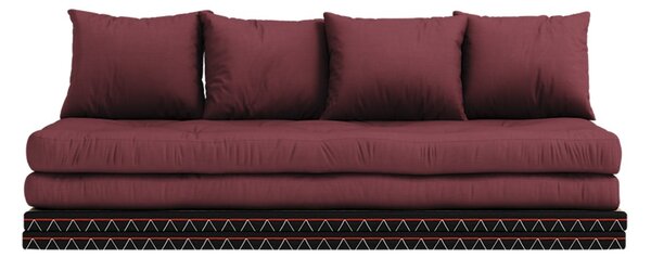 Červená Variabilná pohovka Chico – Tatami mat/Bordeaux 85 × 200 × 80 cm KARUP DESIGN