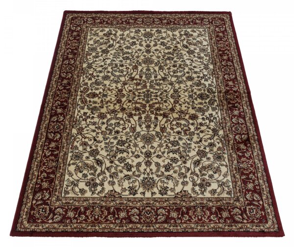 Ayyildiz , Kusový koberec Kashmir 2604 cream, 80x150, červená, chodba / predsieň