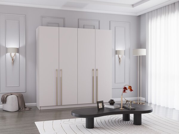 Šatníková skriňa Casmira 4D 200x210x57 - kašmír