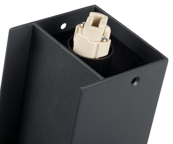 Kanlux 38760 - Vonkajšie nástenné svietidlo DASTEN 1xG9/11W/230V IP44 čierna