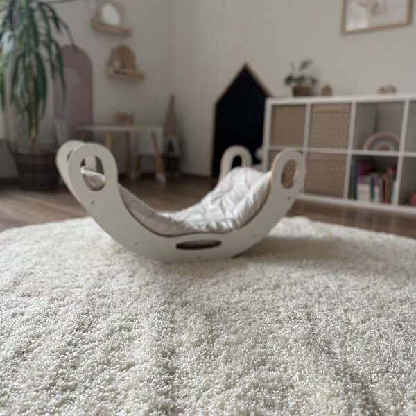 Ayyildiz , Kusový koberec Life Shaggy 1500 cream kruh, 80x80 (priemer) kruh, biela, obývacia izba