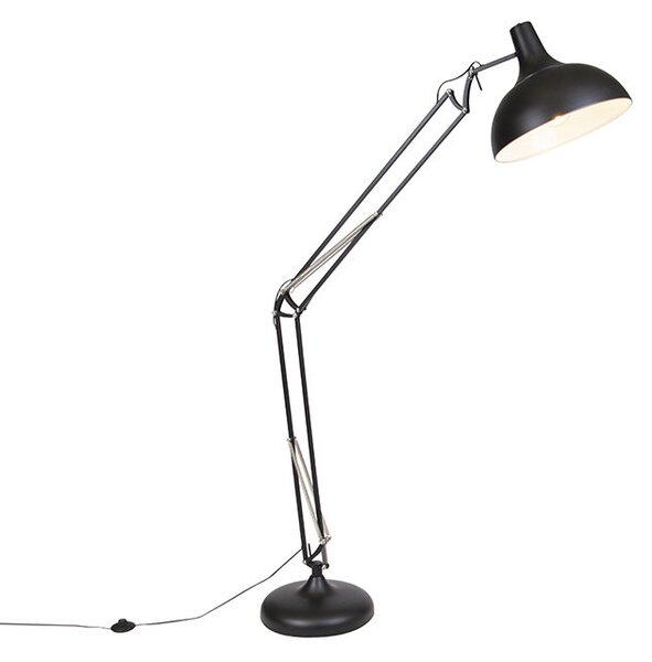 Inteligentná stojaca lampa čierna nastaviteľná vrátane Wifi A60 - Hobby
