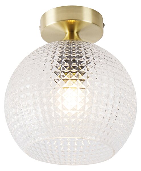 Inteligentné stropné svietidlo Art Deco mosadz vrátane Wifi A60 - Sphere