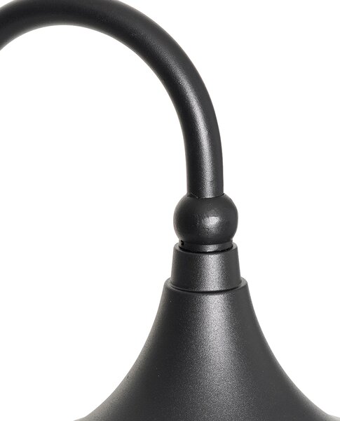 Inteligentná vonkajšia lampa čierna 125 cm IP44 vrátane Wifi A60 - Daphne