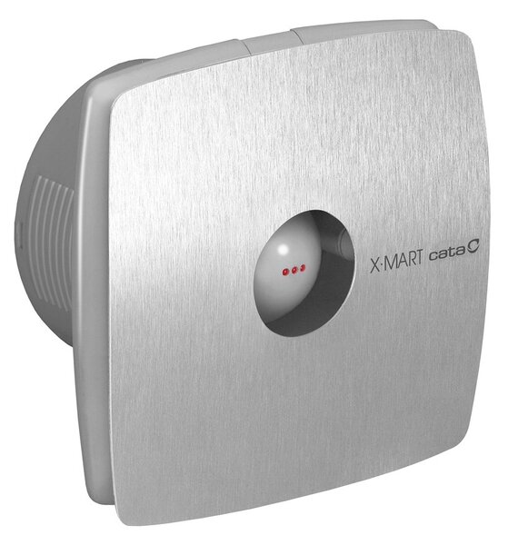 Cata Cata, X-MART 10T kúpeľňový ventilátor axiálny s časovačom, 15W, potrubie 100mm, nerez, 01041000