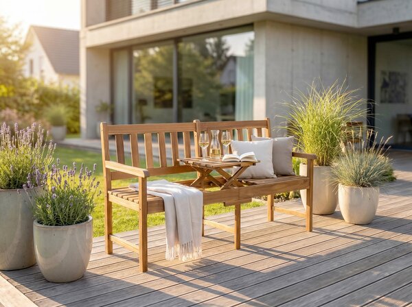 ZÁHRADNÁ LAVICA, akácia, drevo Prestige Home - Online Only záhrada, Online Only