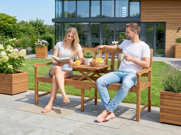 ZÁHRADNÁ LAVICA, akácia, drevo Prestige Home - Online Only záhrada, Online Only
